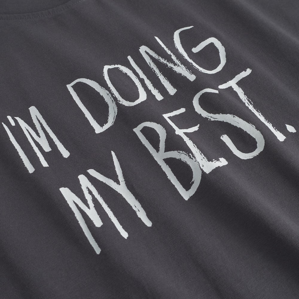 T-shirt Stockholm Doing My Best Charcoal