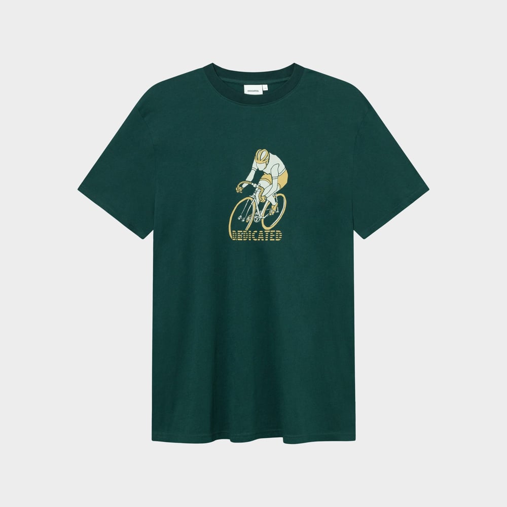 T-shirt Stockholm Retro Bike Dark Green