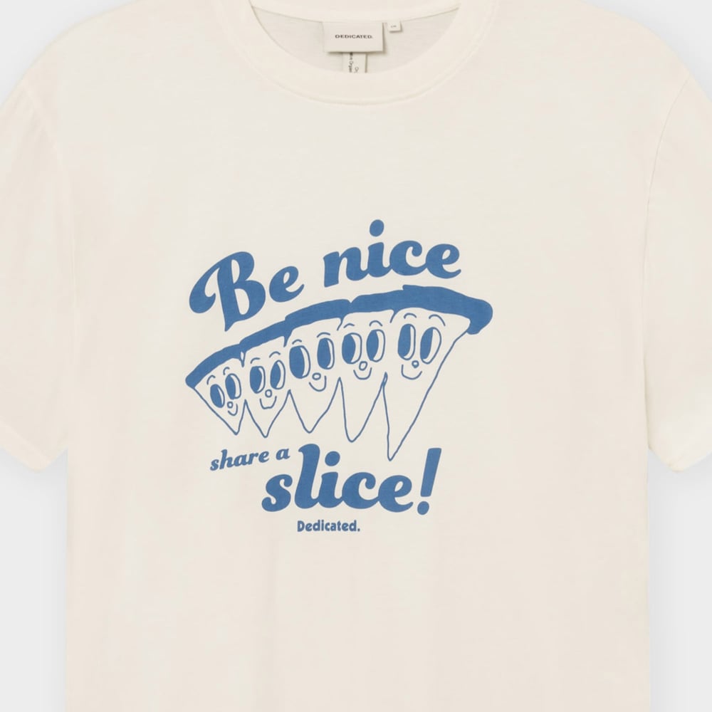 T-shirt Stockholm Share a Slice Off White