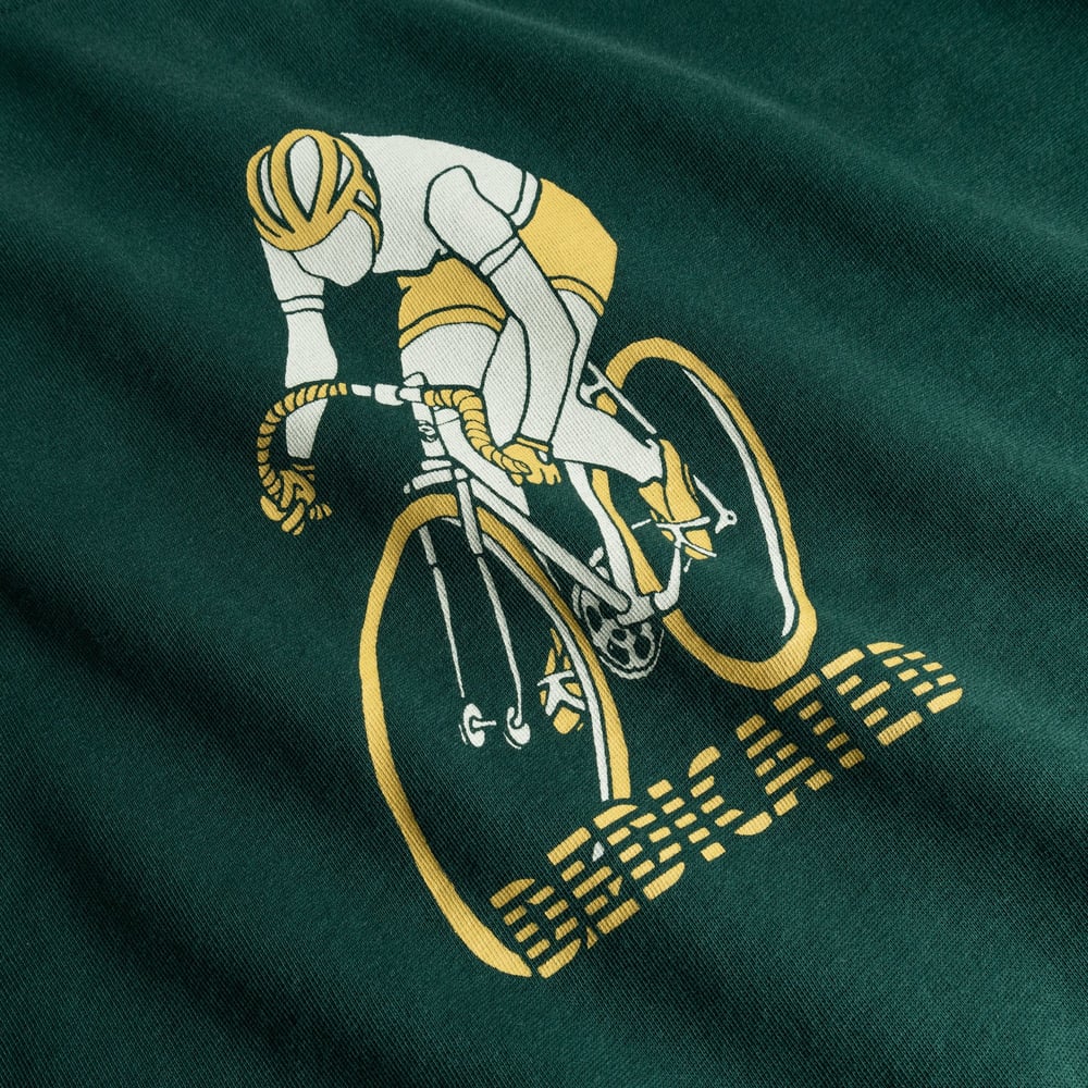 Sweatshirt Malmoe Retro Bike Dark Green