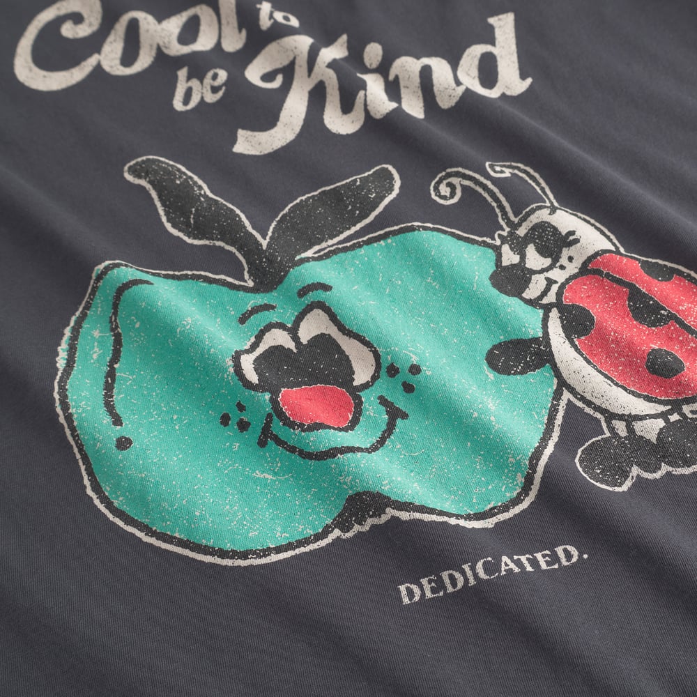 T-shirt Vadstena Kind To Be Cool Charcoal