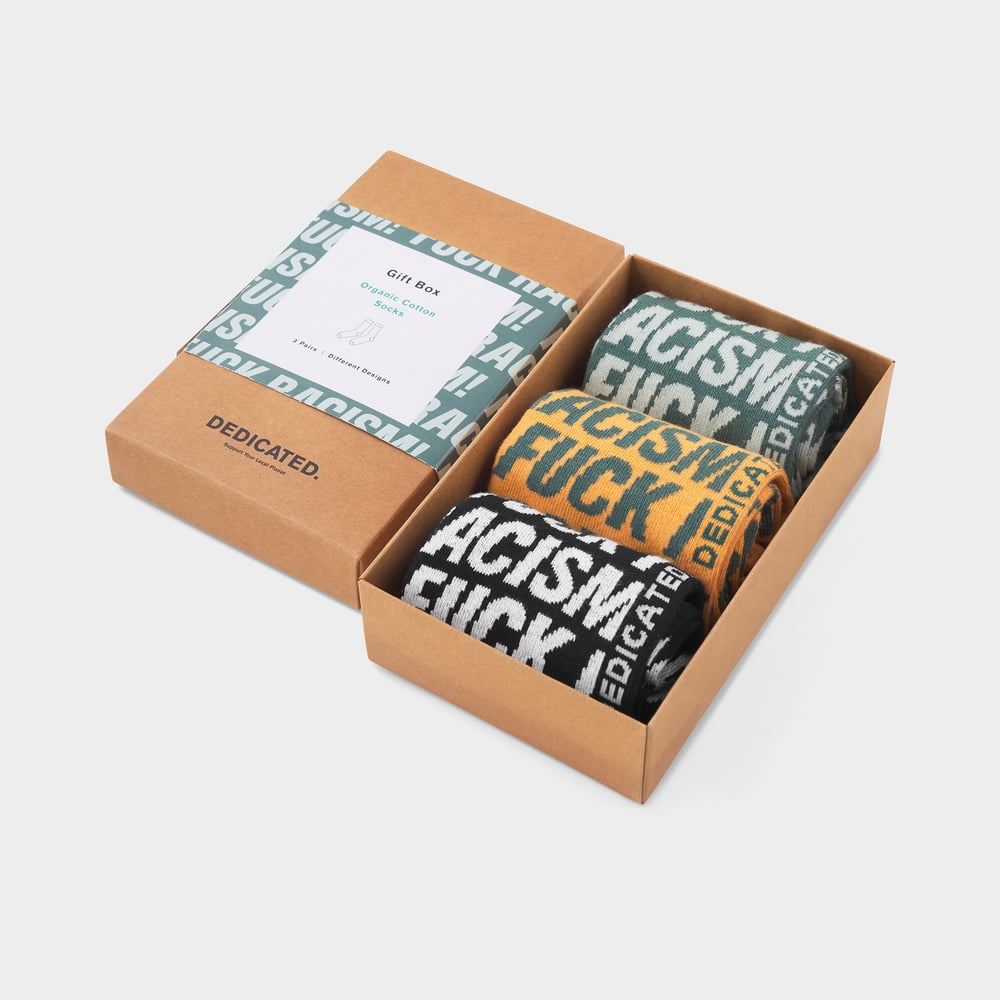 Socks Sigtuna Fuck Racism 3-pack