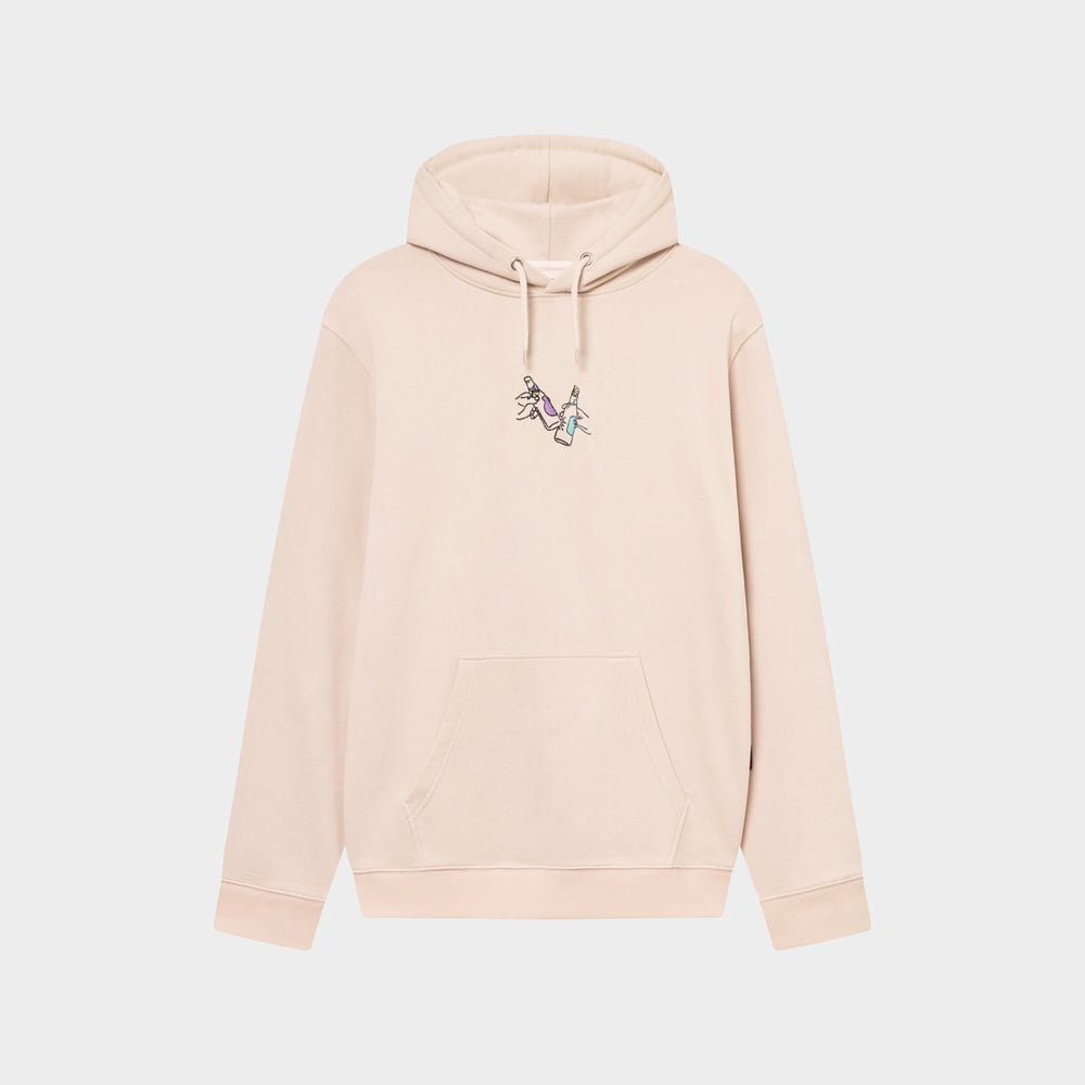 Hoodie Falun Cheers Oat White