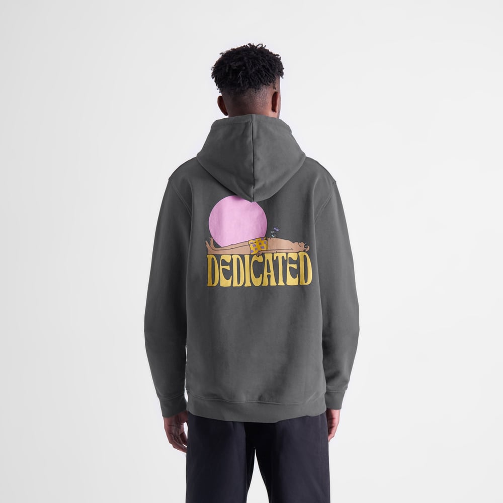 Hoodie Falun Vacay Logo Charcoal