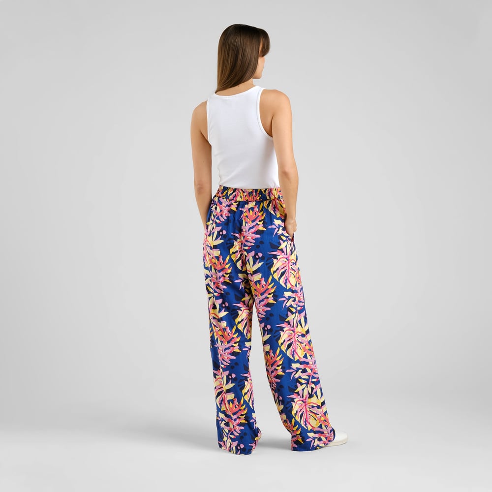 Pants Ale Tropical Collage Multi Color