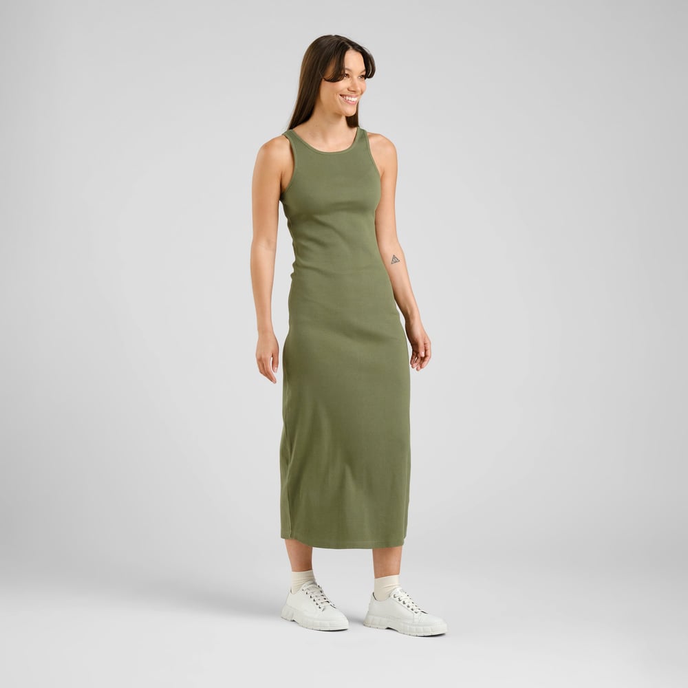 Rib Dress Motala Leaf Green