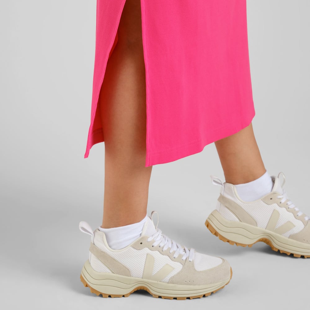 Rib Skirt Kvarnvik Raspberry Pink