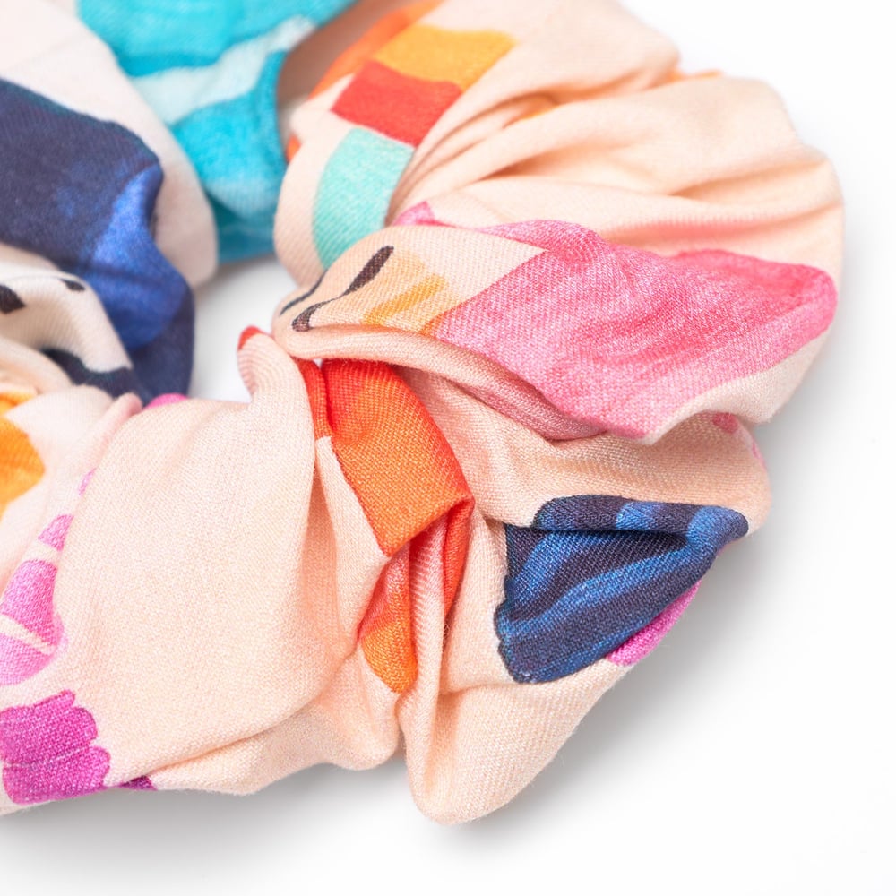 Scrunchie Summer Abstract Multi Color