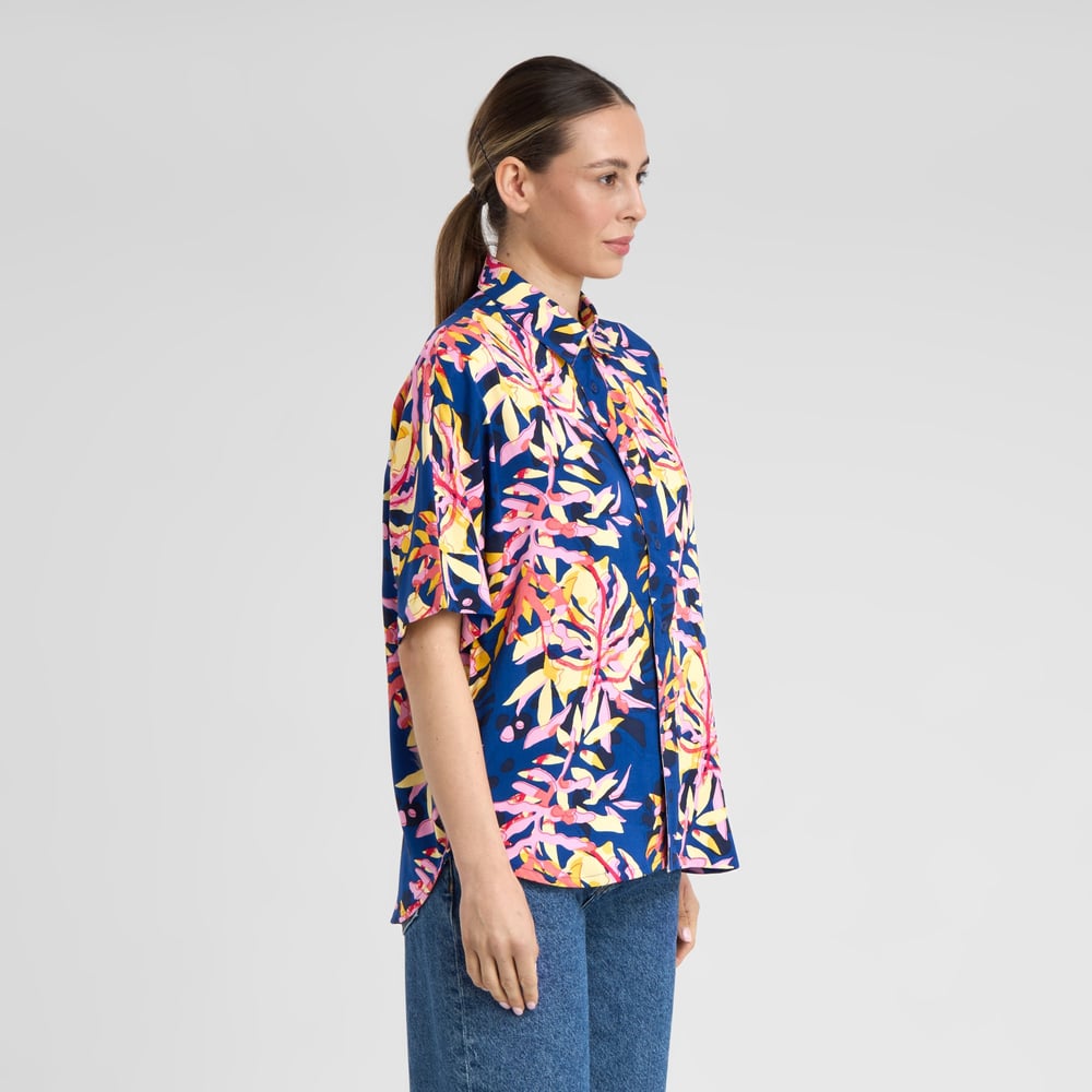 Shirt Alsvik Tropical Collage Multi Color
