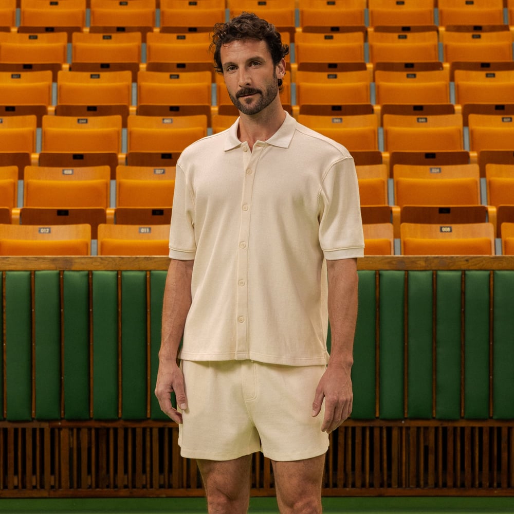 Shirt Falkvik Waffle Off-White