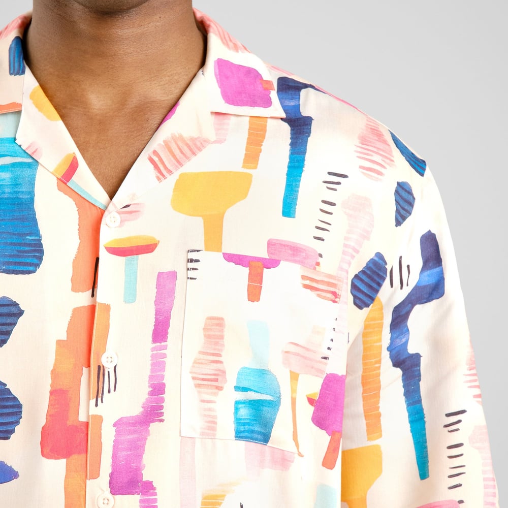 Shirt Marstrand Summer Abstract Multi Color