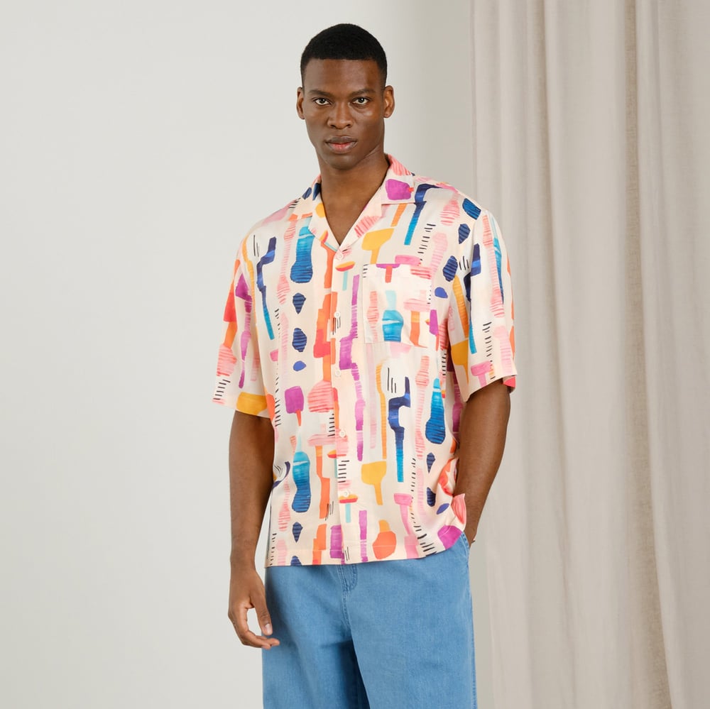 Shirt Marstrand Summer Abstract Multi Color