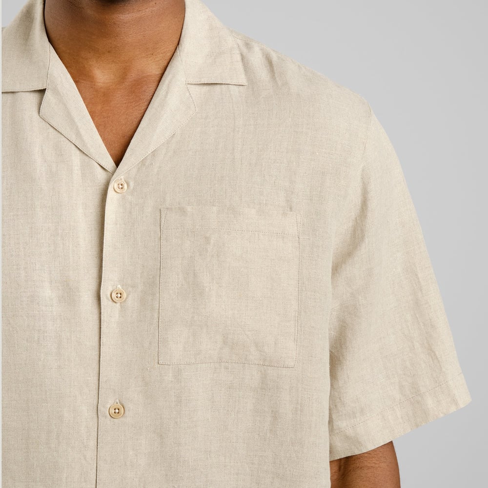 Shirt Marstrand Linen Ecru