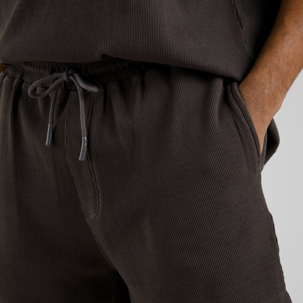 Shorts Essingen Waffle Phantom Black