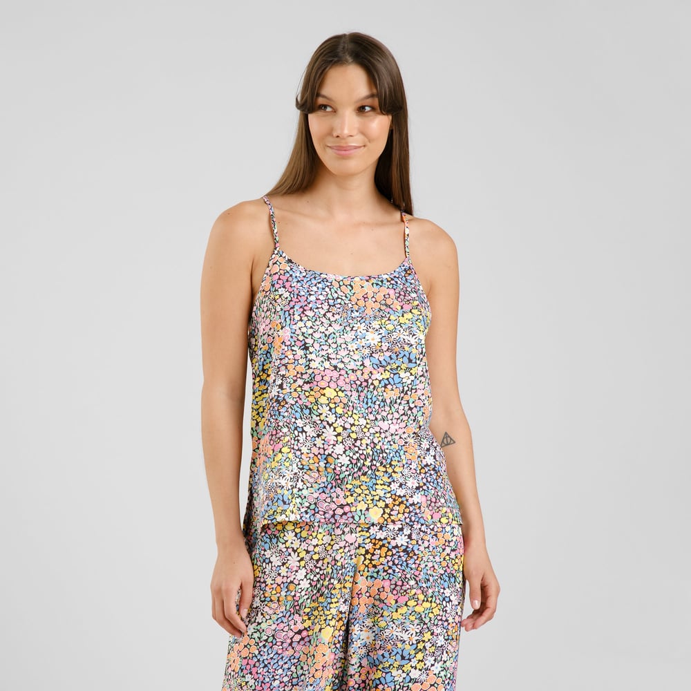 Strap Top Hoby Meadow Flowers Multi Color