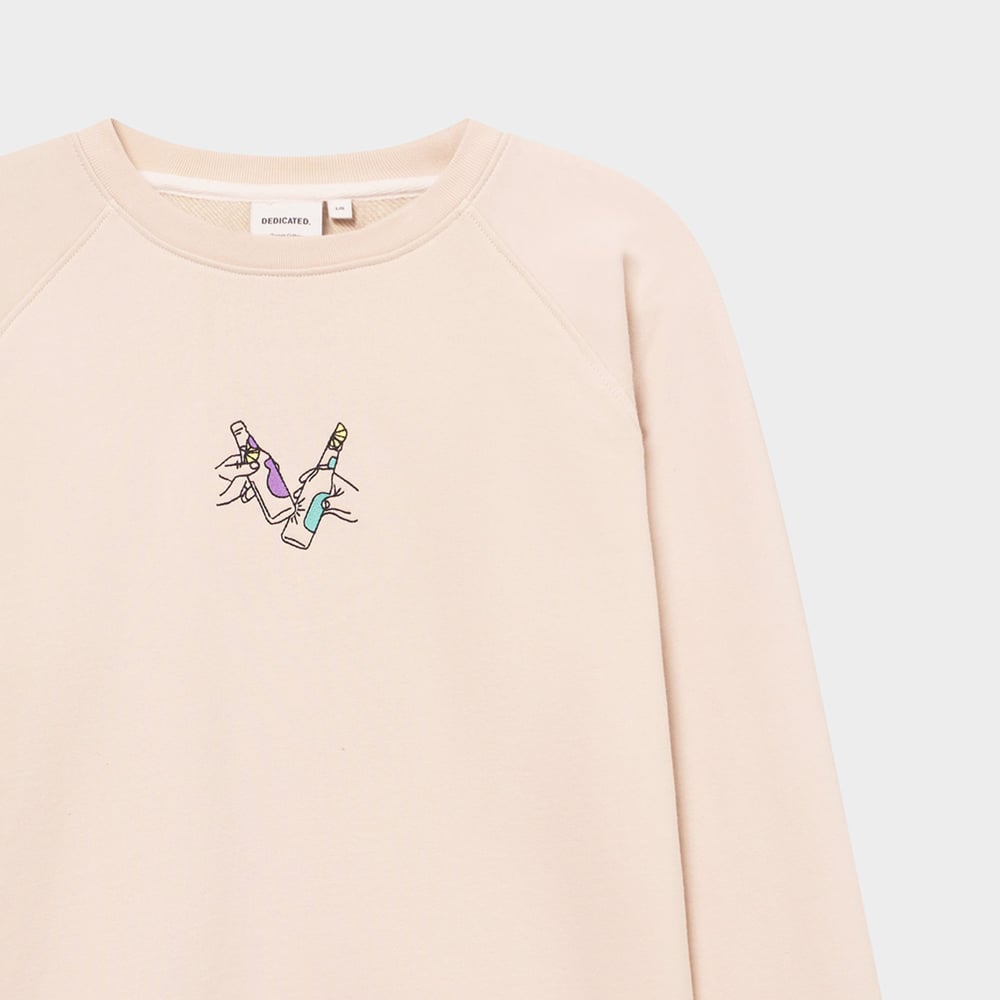 Sweatshirt Malmoe Cheers Oat White