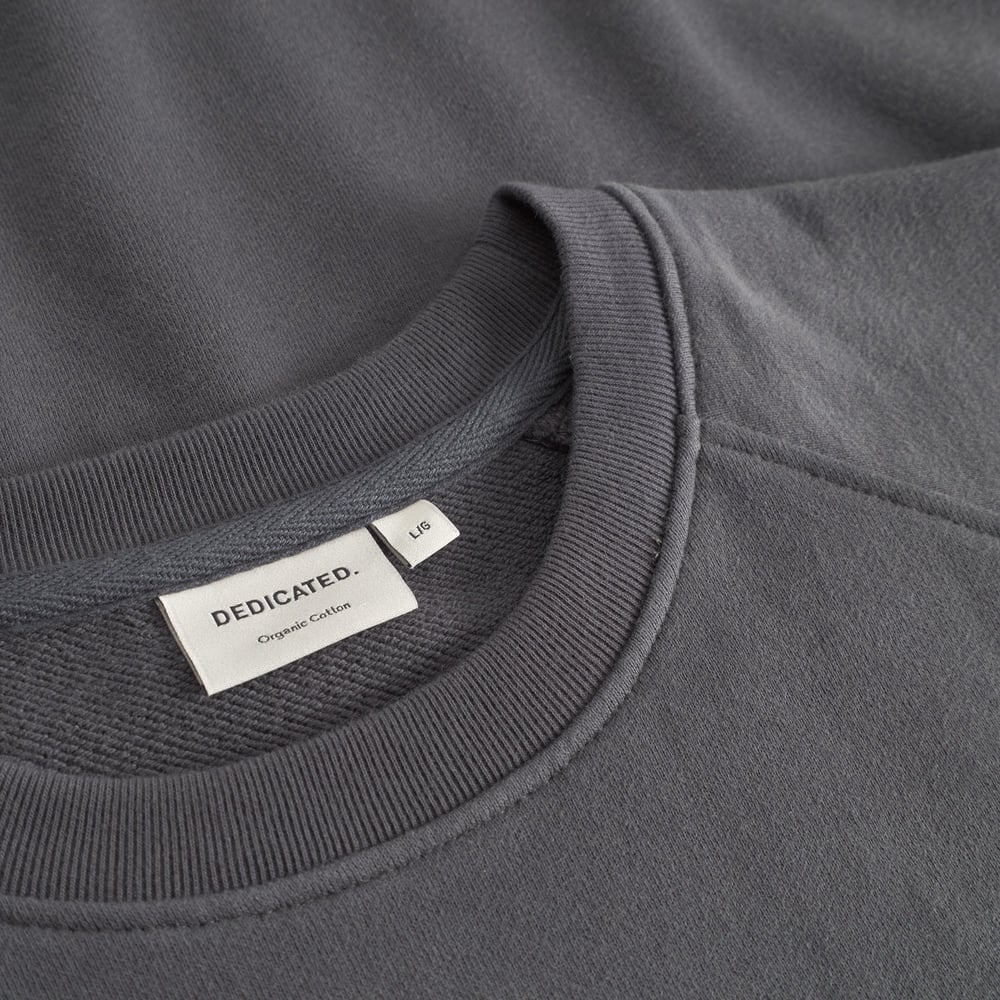 Sweatshirt Malmoe Lemon Peace Charcoal