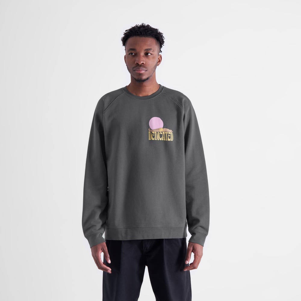 Sweatshirt Malmoe Vacay Logo Charcoal