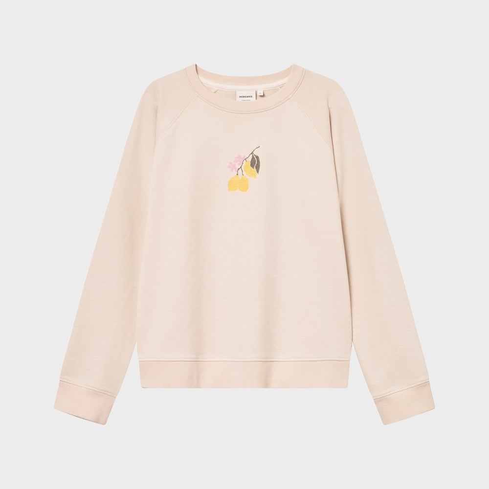 Sweatshirt Ystad Lemon Branch Oat White