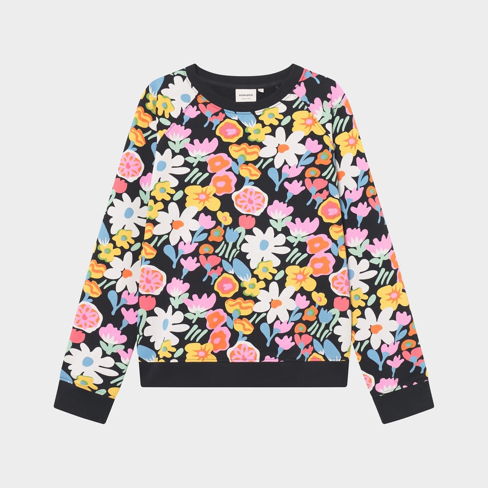 Sweatshirt Ystad Meadow Flowers Multi Color
