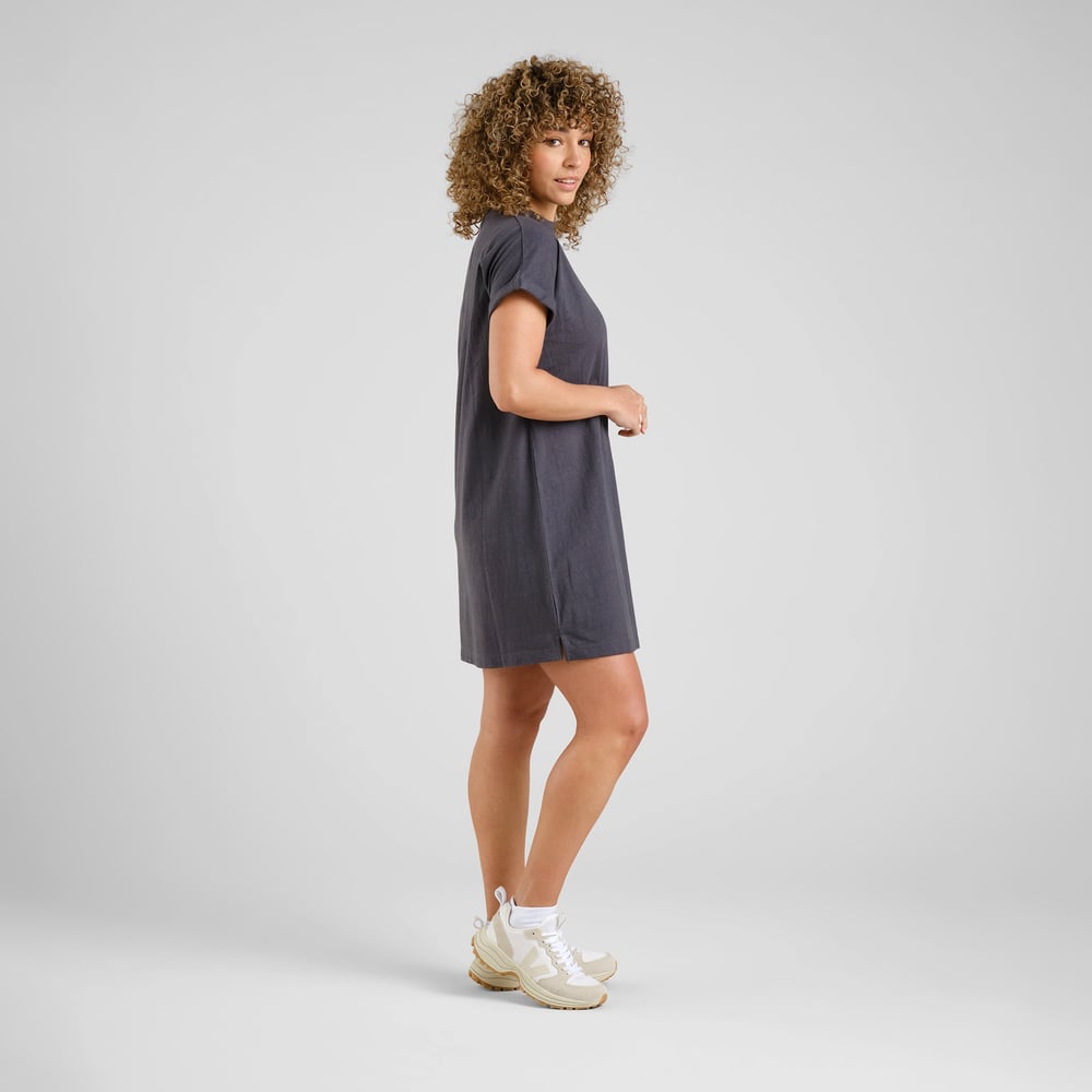 T-shirt Dress Eksta Hemp Charcoal