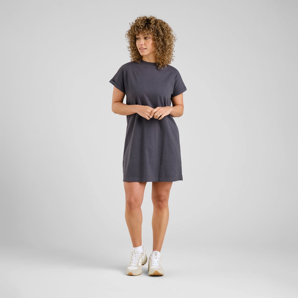 T-shirt Dress Eksta Hemp Charcoal