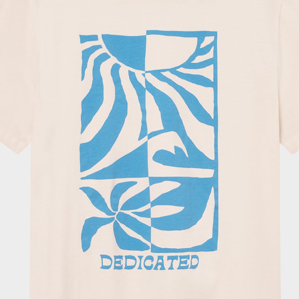 T-shirt Stockholm Beach Break Oat White