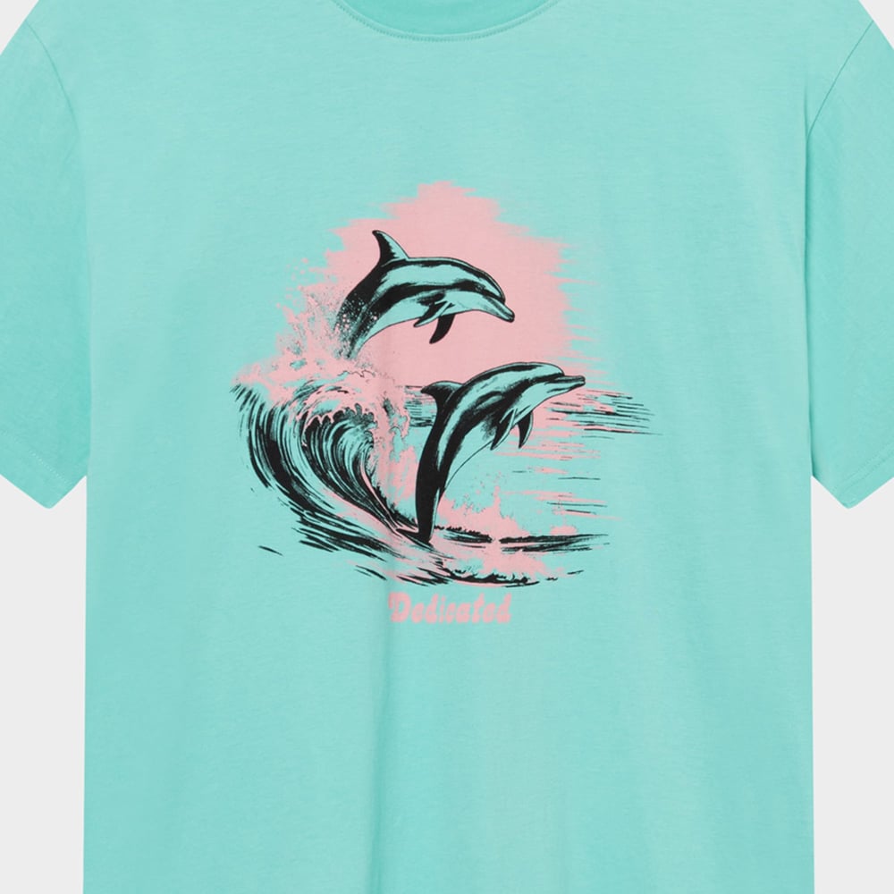 T-shirt Stockholm Dolphin Wave Pool Blue
