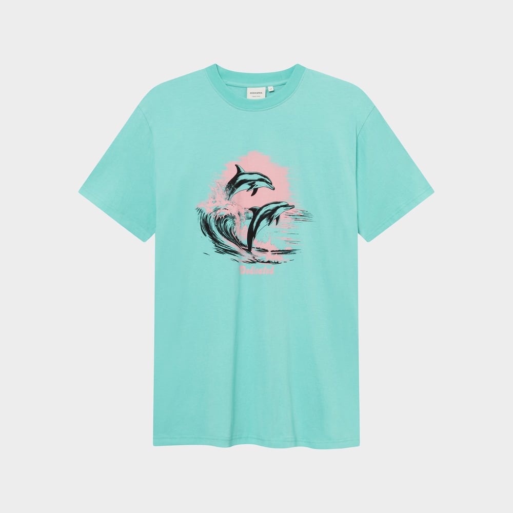 T-shirt Stockholm Dolphin Wave Pool Blue