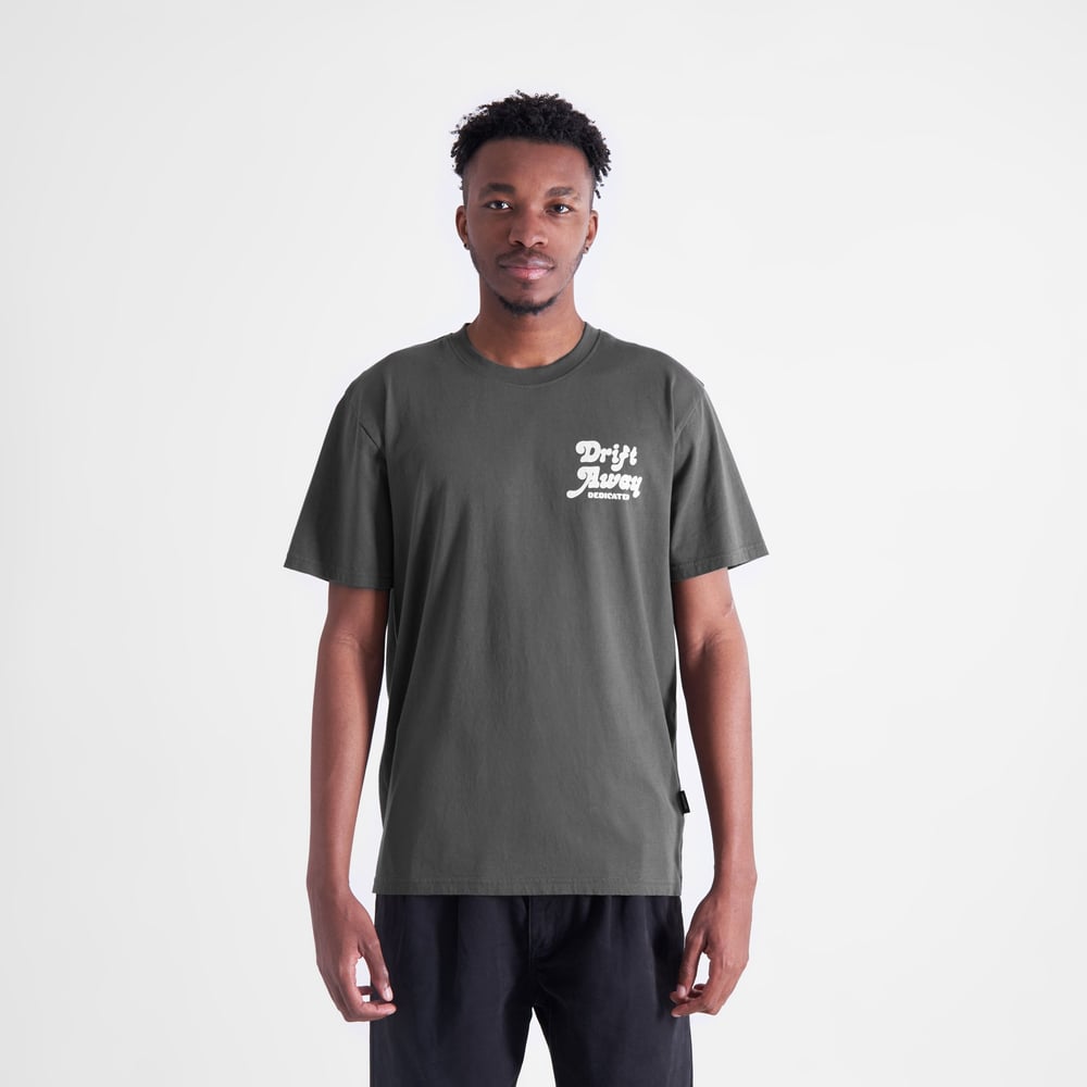 T-shirt Stockholm Drift Away Charcoal