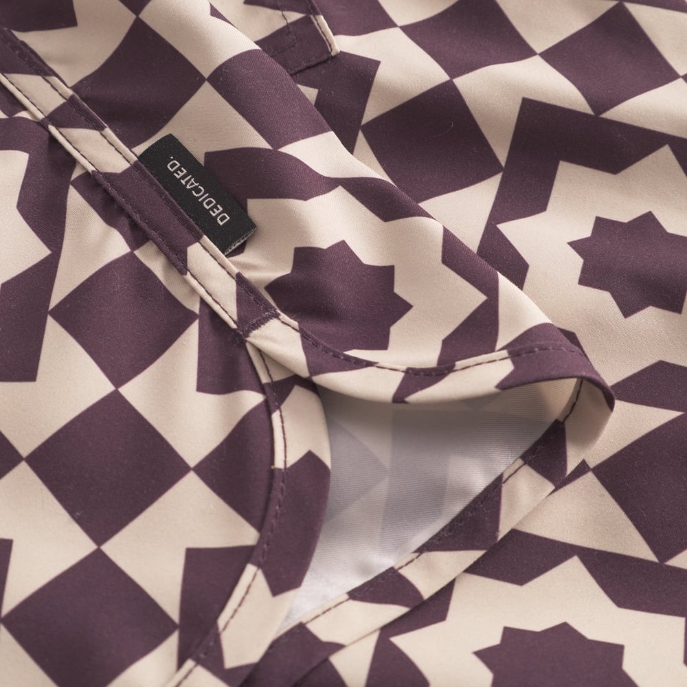 Swim Shorts Sandhamn Mosaic Star Plum Purple