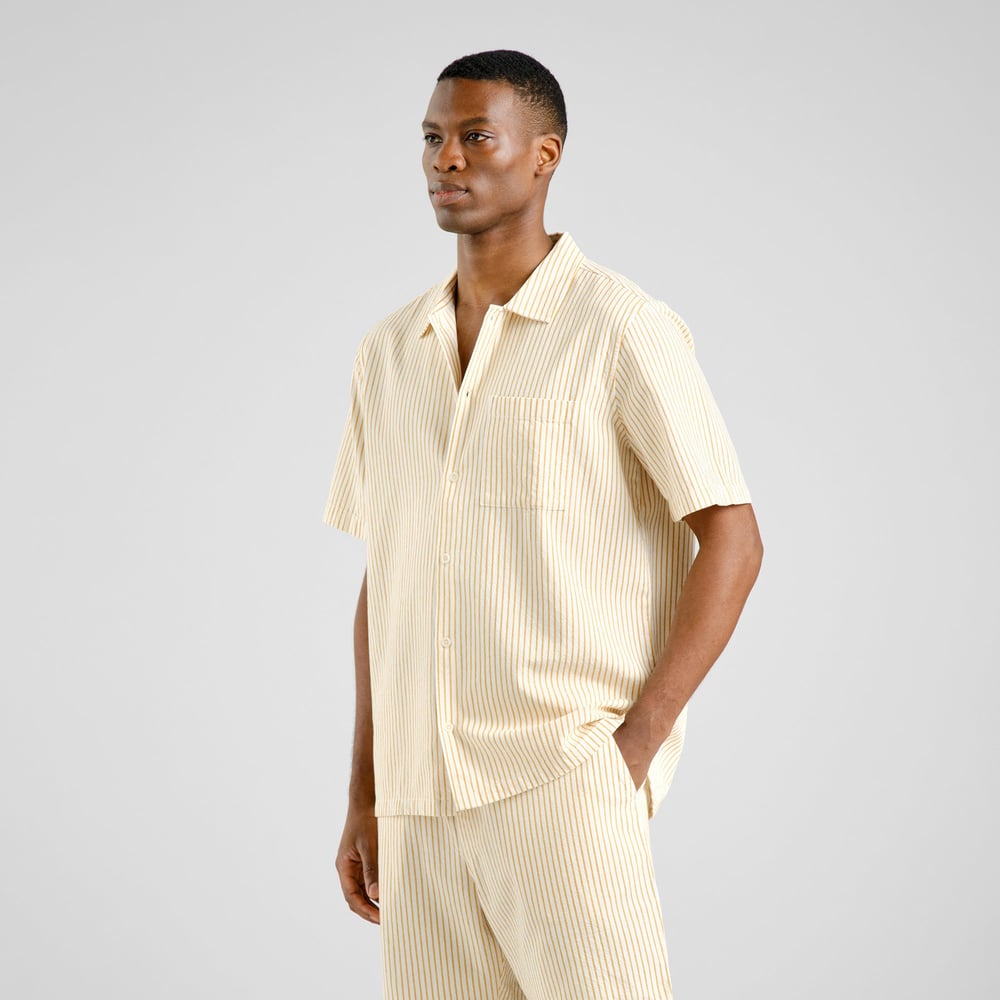 Shirt Brantevik Work Stripe Yellow