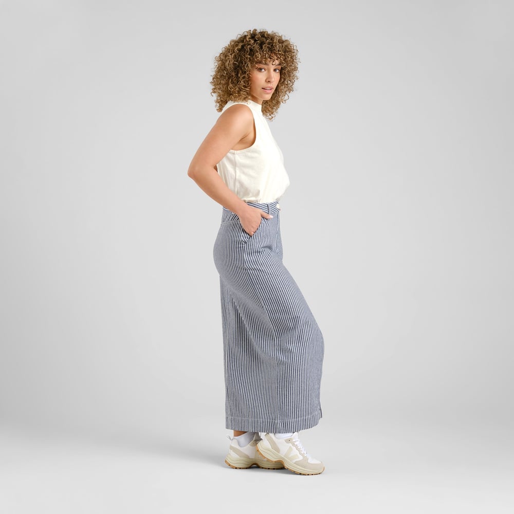 Skirt Finsta Work Stripe Blue