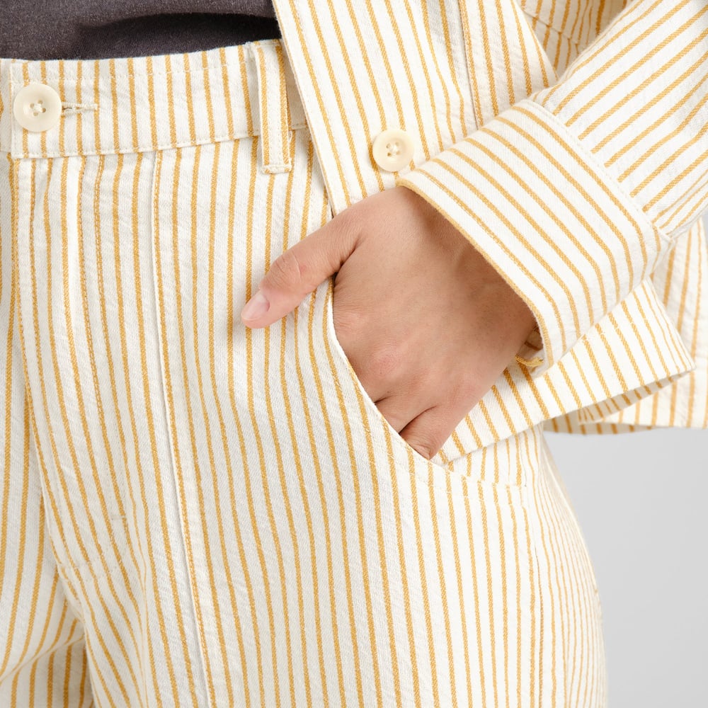 Workwear Pants Vara Work Stripe Yellow