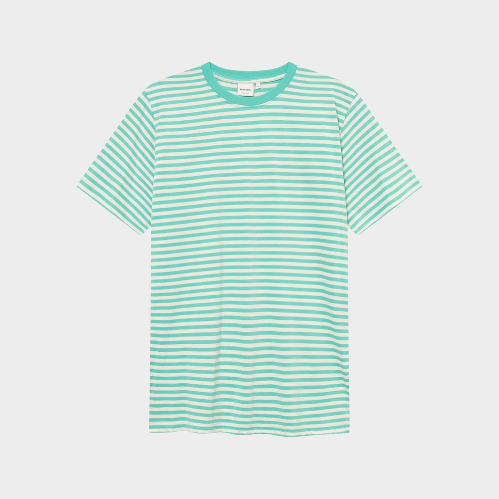 T-shirt Stockholm Stripes Pool Blue