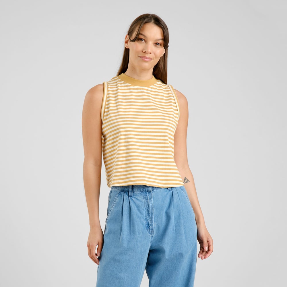 Top Namsos Stripes Gold Yellow