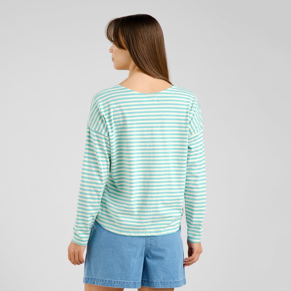 Top Humledal Stripes Pool Blue