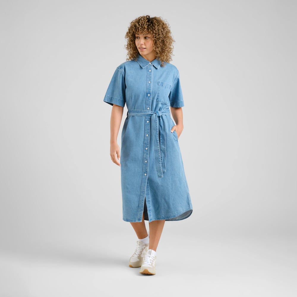 Shirt Dress Ripa Denim Light Blue
