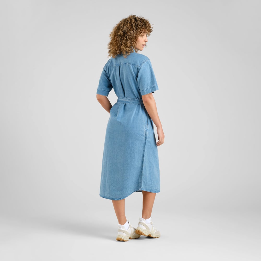 Shirt Dress Ripa Denim Light Blue