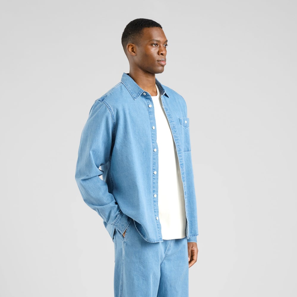 Shirt Lunnevik Denim Light Blue