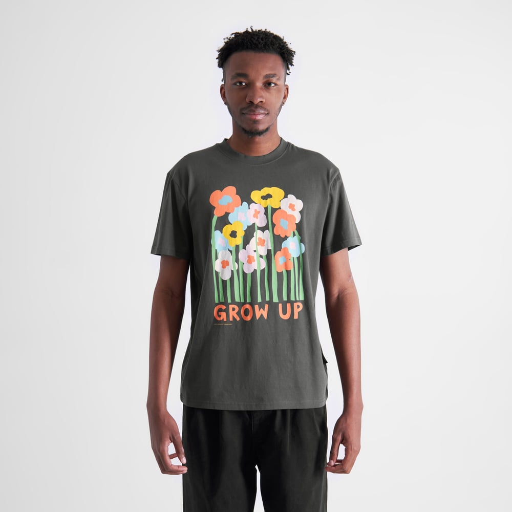 T-shirt Stockholm Grow Up Charcoal