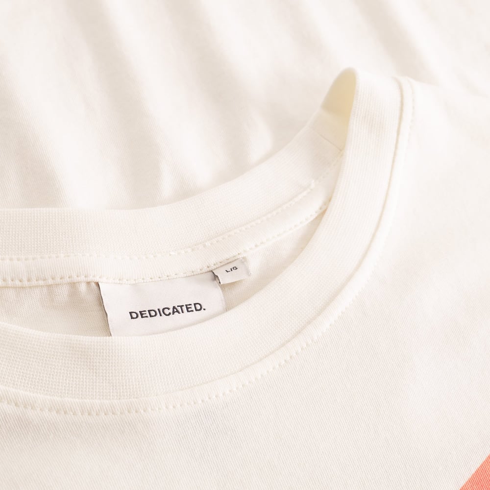T-shirt Stockholm Happy Waves Off-White