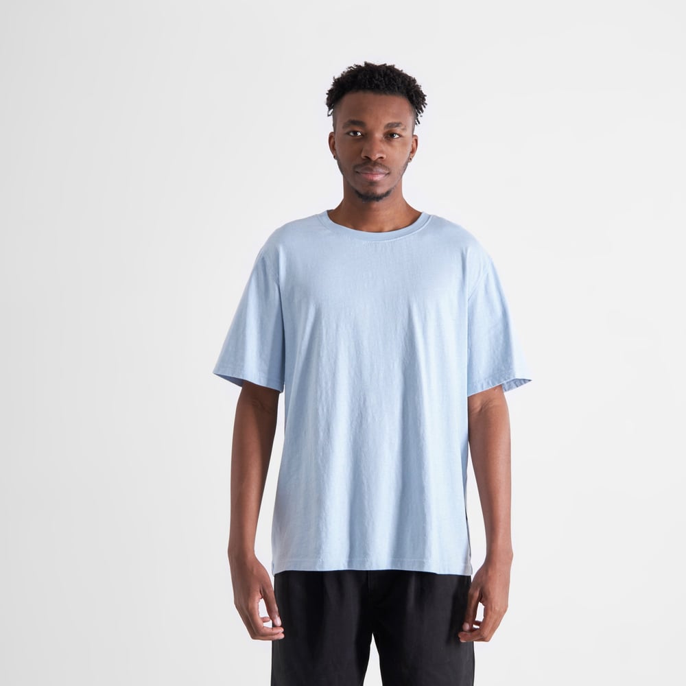 T-shirt Stockholm Hemp Skyway Blue