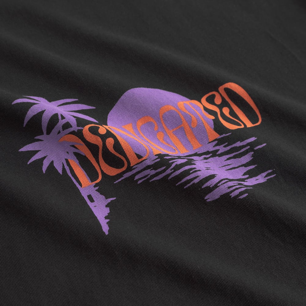 T-shirt Stockholm Island sunset Black