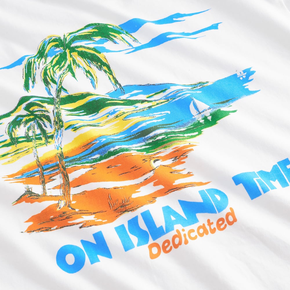 T-shirt Stockholm Island Time White