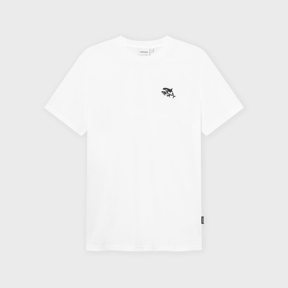 T-shirt Stockholm Jump Whale White
