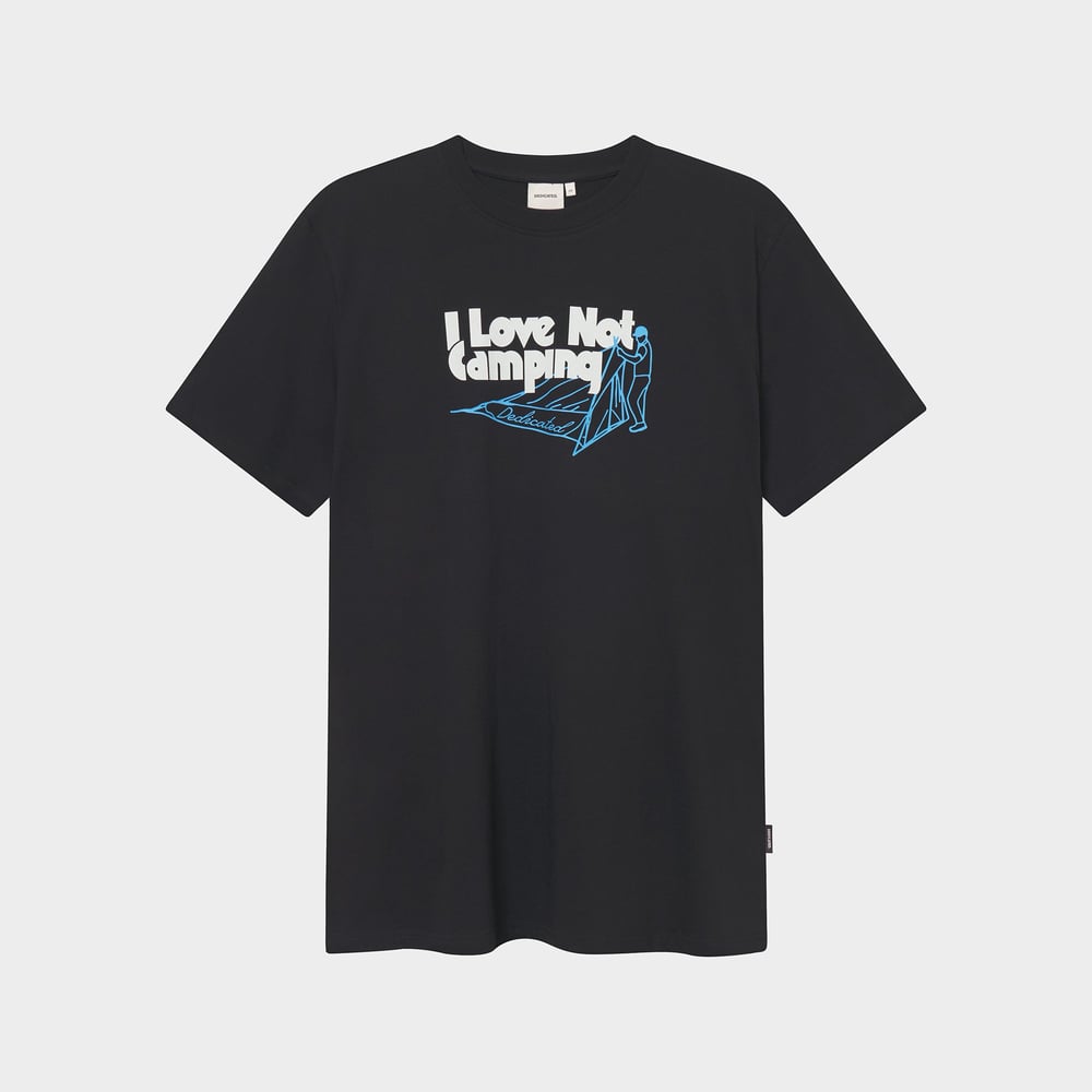 T-shirt Stockholm Love Not Camping Black