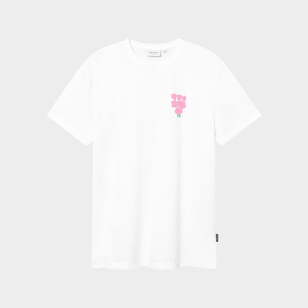 T-shirt Stockholm Magical Flowers White