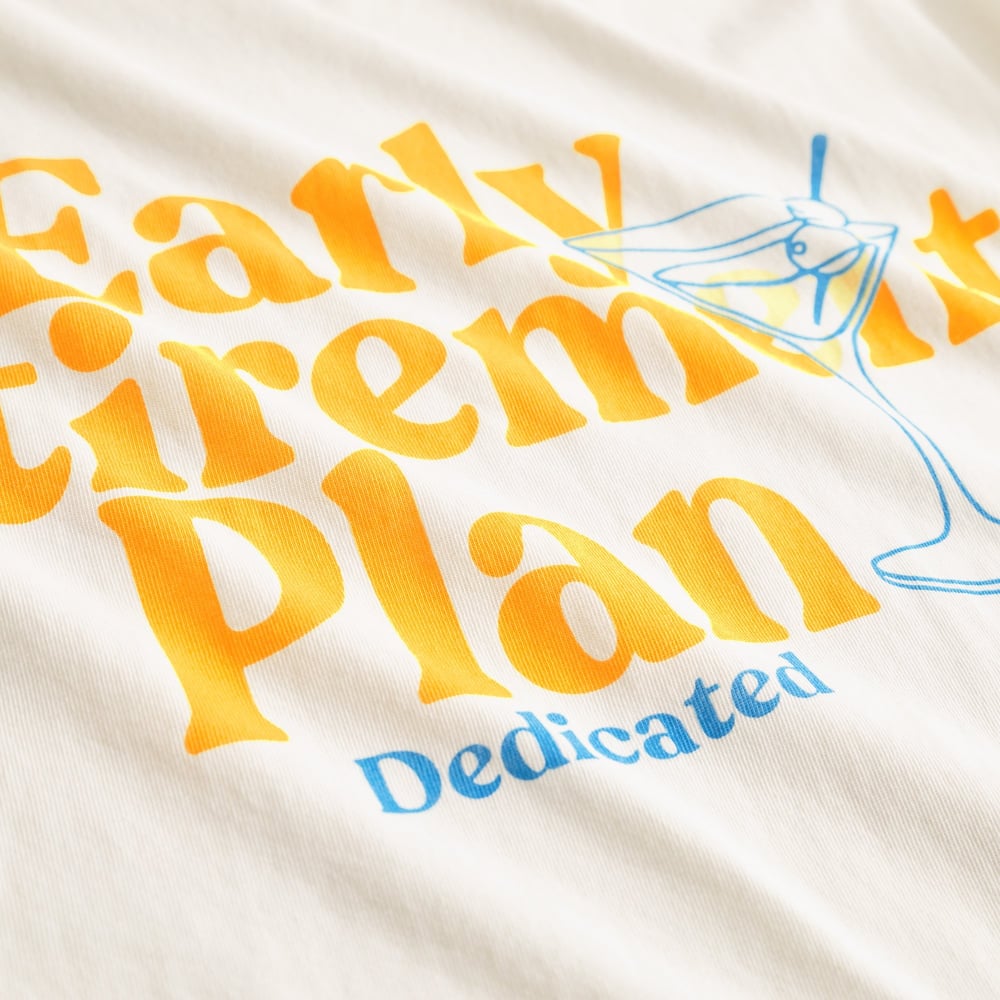 T-shirt Stockholm Retirement Plan Off-White