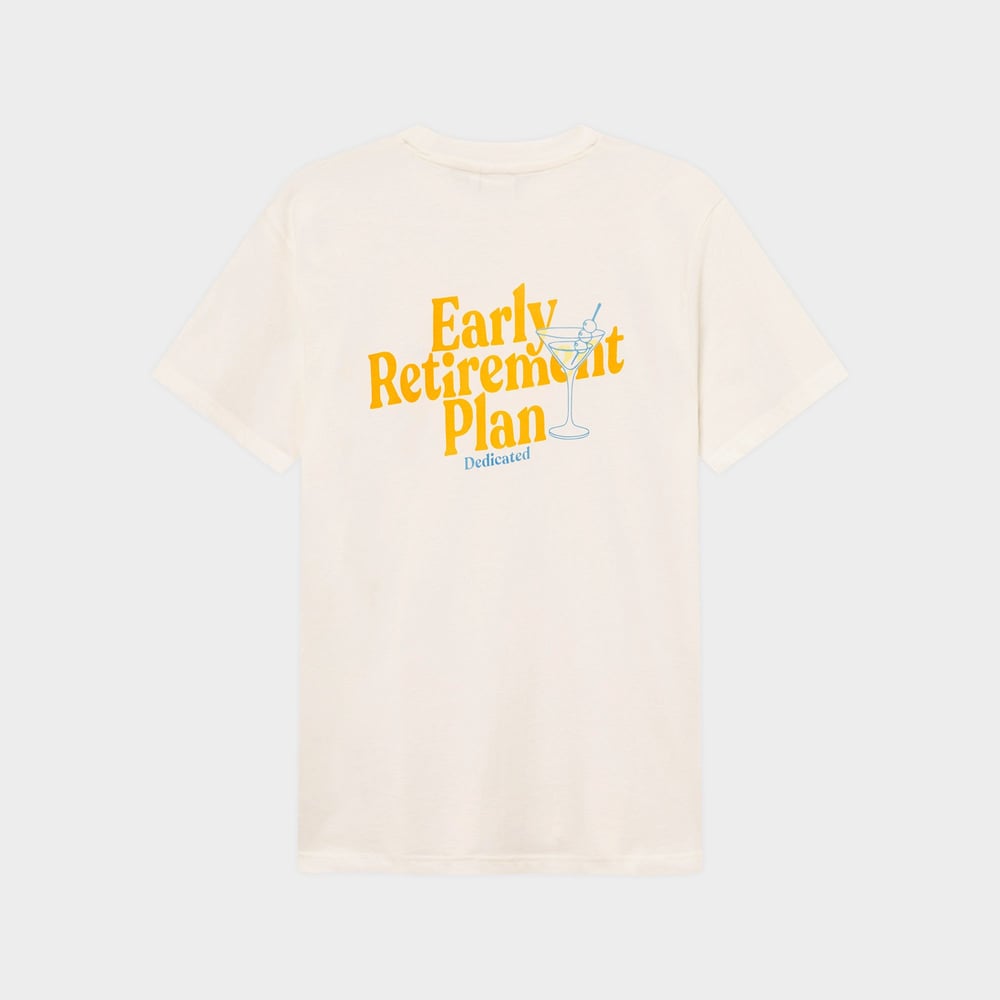 T-shirt Stockholm Retirement Plan Off-White